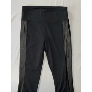 Athleta Faux Leather Tux Metro Legging Pants Women's Size S EUC!